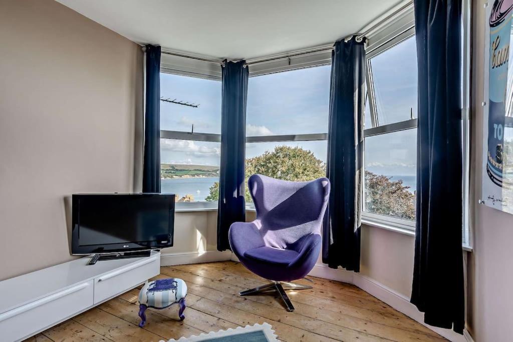 Villa Dizzy Heights Swanage Sleeps 10 With Amazing Views Extérieur photo